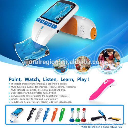 Smart sonix 2.4g bluetooth video audio reading pen / talking pen / oid pen / speaking pen for blind
